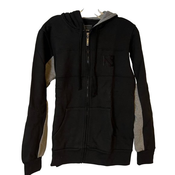 Dota 2 Steam Valve Hoodie Mens Small Black Gray Full Zip NEW - Picture 1 of 13